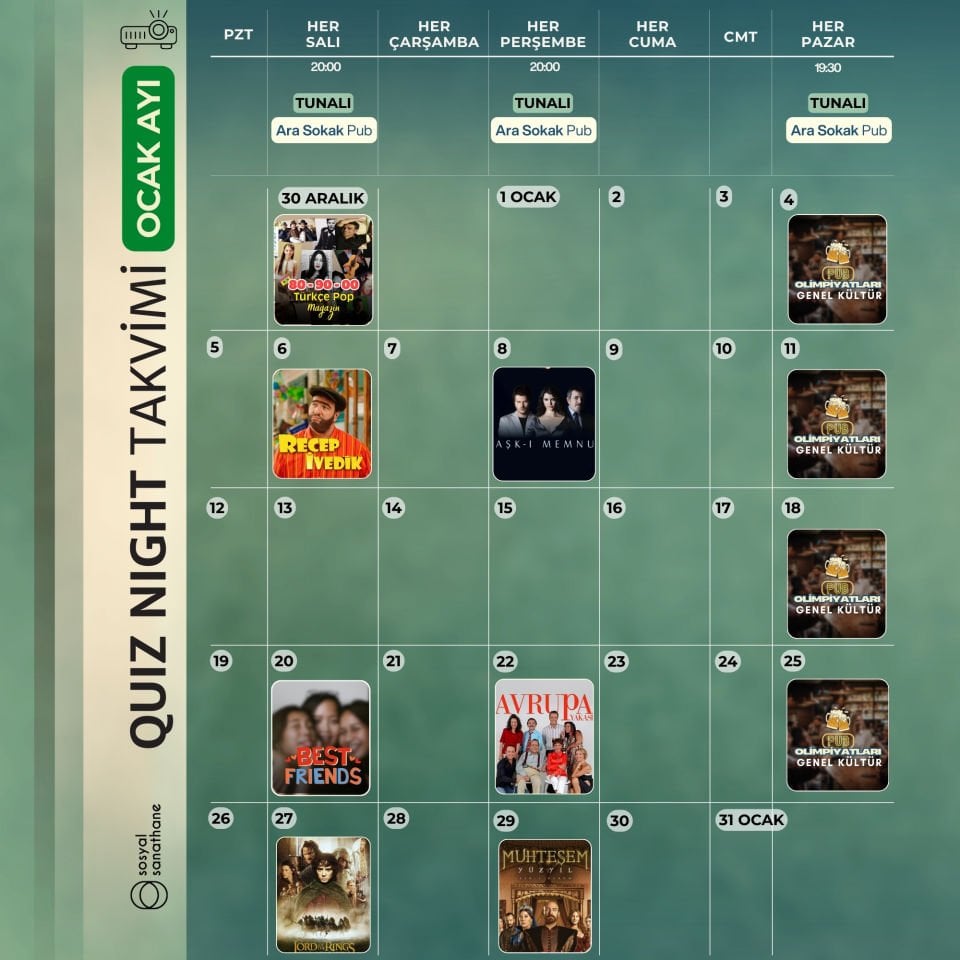 Quiz Night - Etkinlik Biletleri