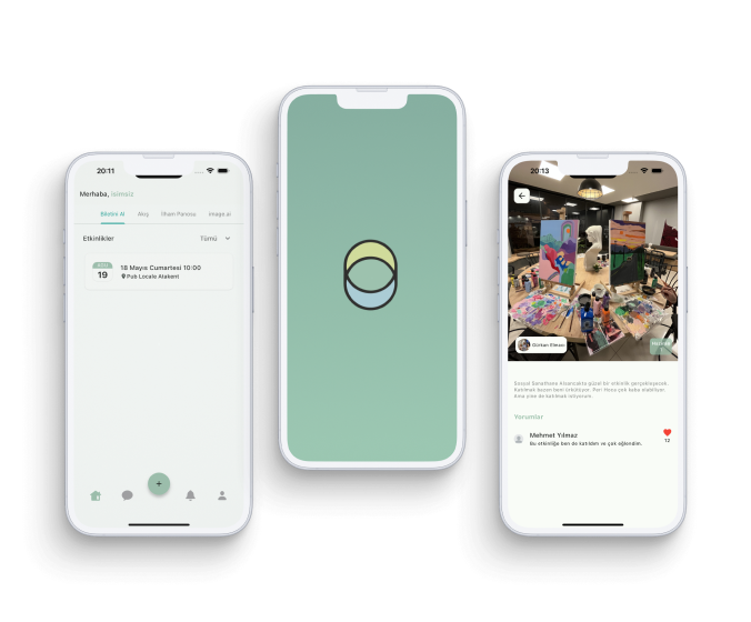 Sosyal Sanathane<br>Mobil Uygulaması:<br>SS Mobil